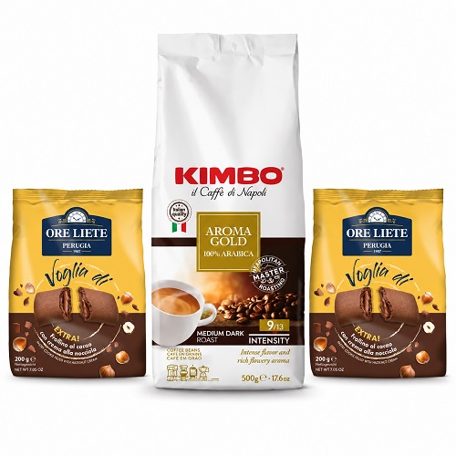 Кофе зерно и печенье 2 упаковки